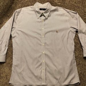 Ralph Lauren Long Sleeve Button Down Oxford Classic Fit 20-34/35